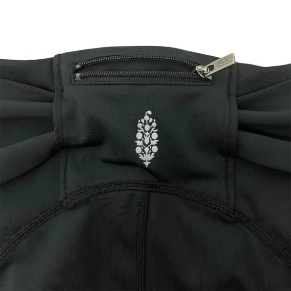 Free People Movement Black Mind Over Matter Bike Shorts S Belted Boho - Image 6
