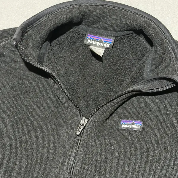 Patagonia Better Sweater Full Zip Jacket Womens Large Black Fleece - Image 4