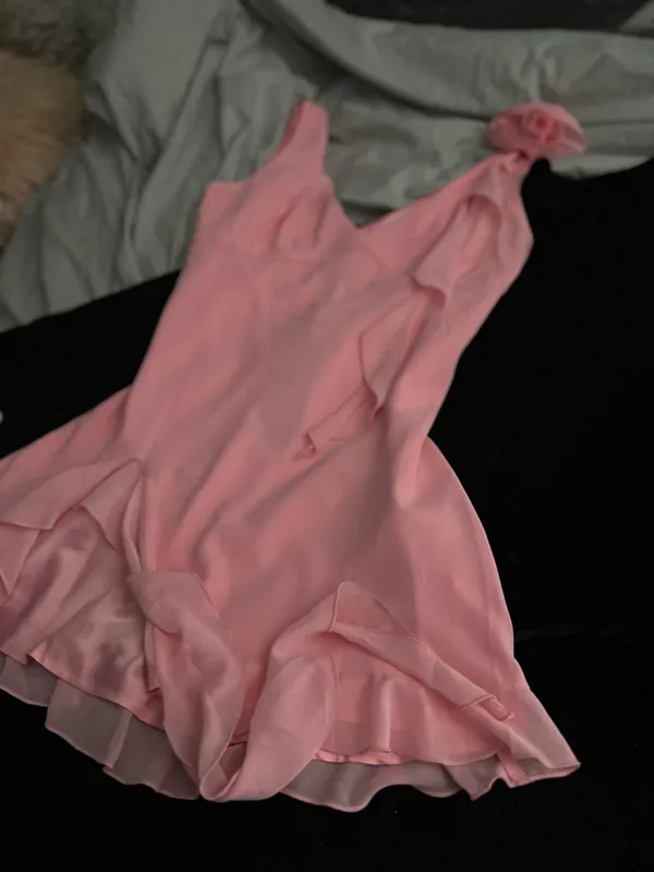 White Fox Boutique Mini Pink Dress - Image 3