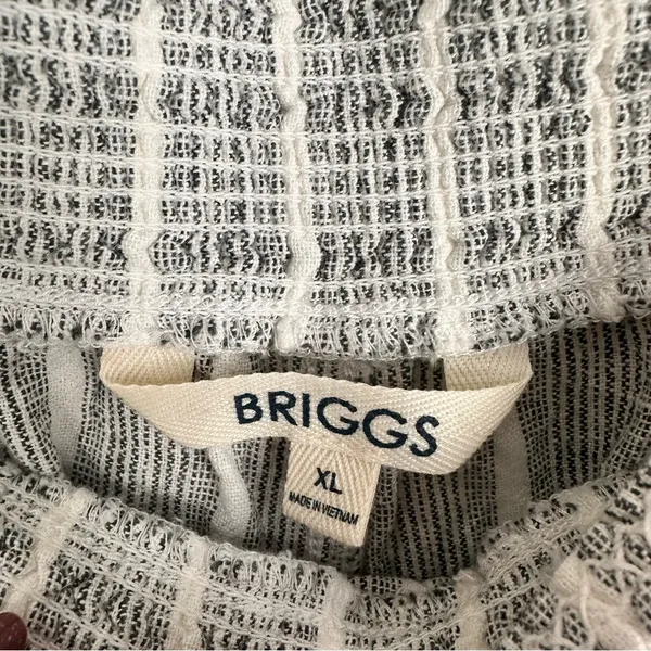 Briggs Women's Linen Blend 4 Pocket Woven Casual Pull-on Shorts Black Size XL - Image 6