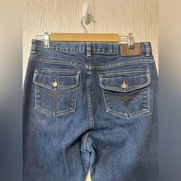 Lauren Ralph Lauren Classic Bootcut Jeans ‎ Dark Wash Womens 10 - Image 3