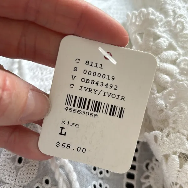 Free People The Real Love Crop Top *White* - Image 3