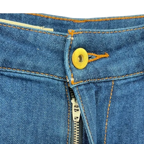Anthropologie Pilcro High-Rise Cropped Wide-Leg Jeans Snap Hem Size‎ 29 - Image 6