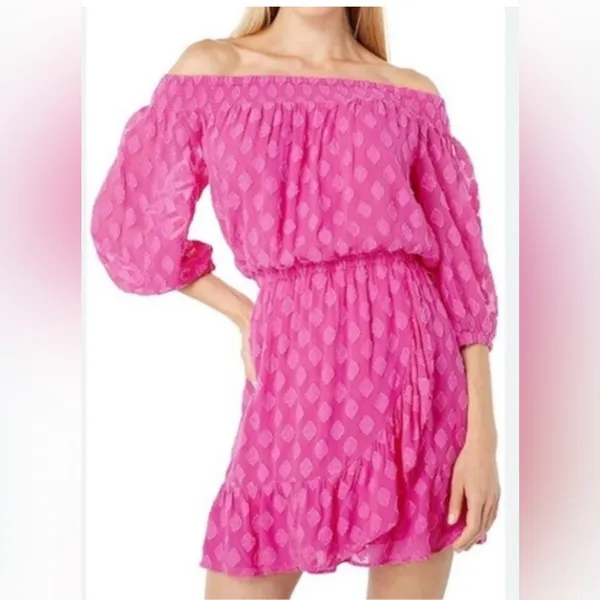 Lilly Pulitzer Pink Rochelle Romper - Image 4