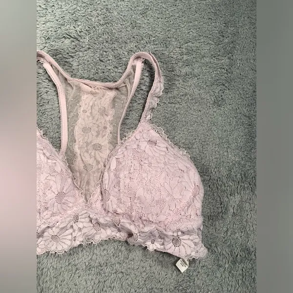 Aerie bra Lace Bralette in Light Purple medium - Image 3