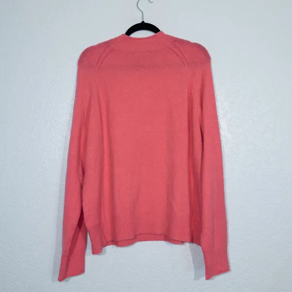 J. Crew Petunia Pink Super Soft Yarn Rollneck Sweater Size Large - Image 7
