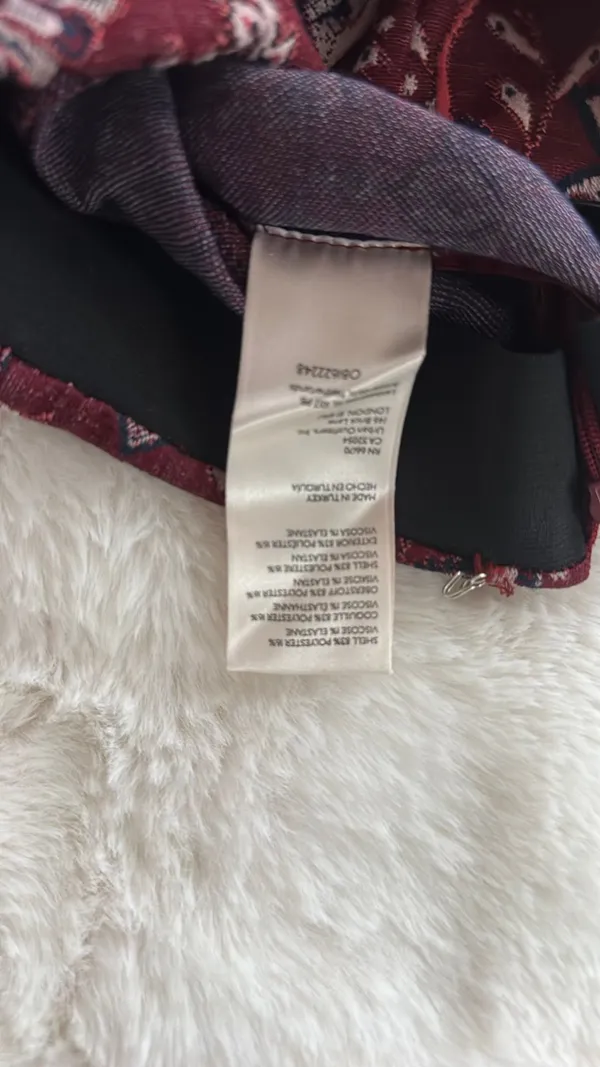 Anthropologie Patterned Bell Bottom Pants - Image 7