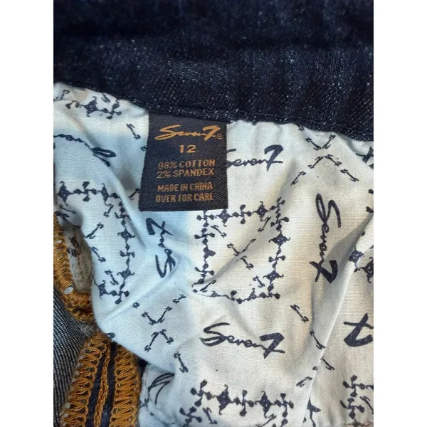 Seven7 | Bootcut Jeans Dark‎ Blue | Women's 12 - Image 10