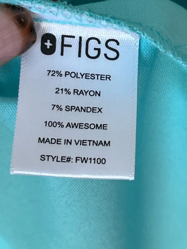 Figs Zamora jogger SET aqua NEW L/XL tall - Image 13