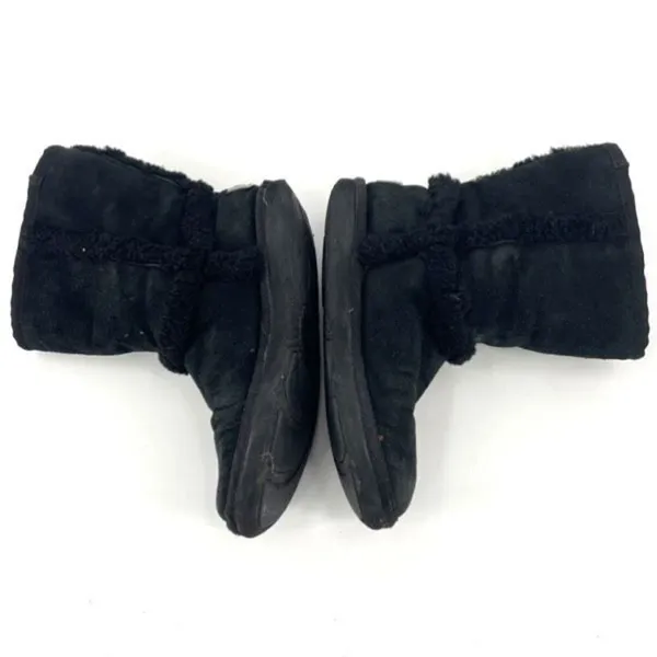 UGG Women's Water Resistant Suede Pull-On Fur‎ Carter Winter Boots Black Size 5 - Image 3