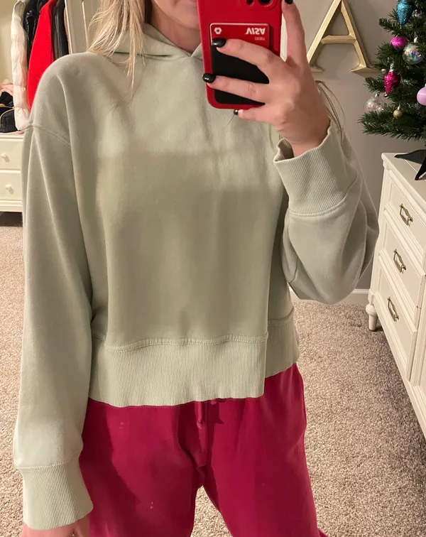 ZARA Cropped Hoodie - Image 2