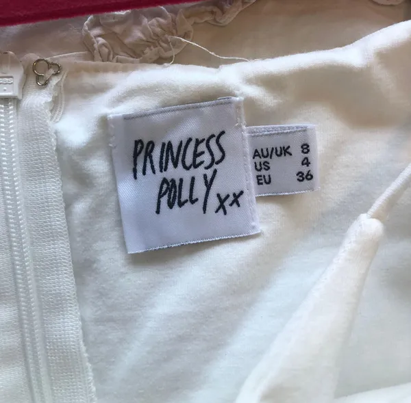 Princess Polly White Party Dress - Image 7