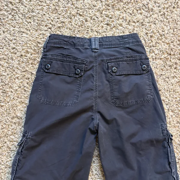American Eagle Black Cargo Pants y2k Grunge Size Women’s 2/XS Regular - Image 4