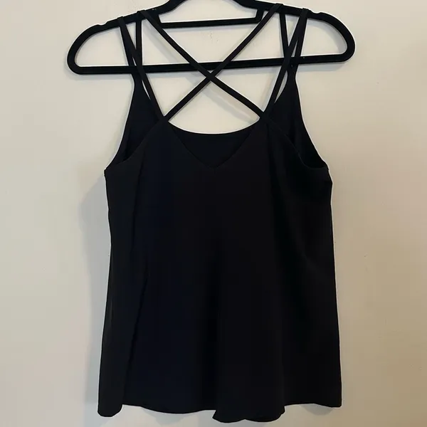 Athleta Strappy Black Tank Top - Image 2