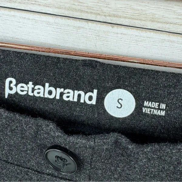 Betabrand Classic Straight Leg Yoga Dress Pants Gray‎ Small - Image 7