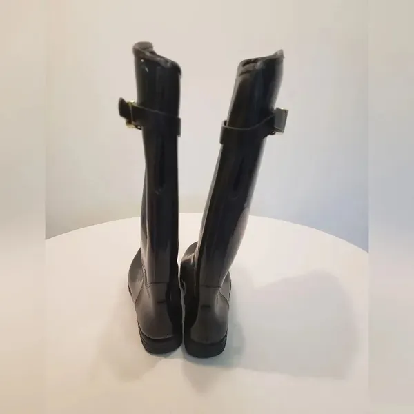dav Womens Sussex Rubber Rain Boots Size 10 - Image 4