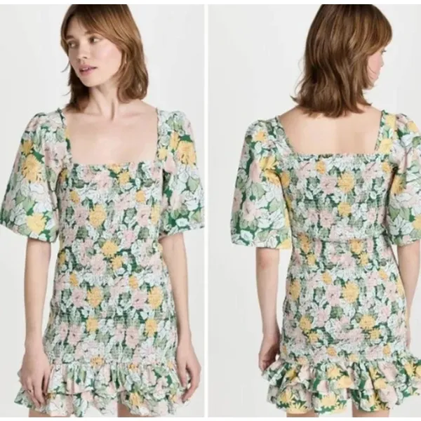 byTiMo Festive Cotton Smocking Dress Size‎ Small New with Tags - Image 2