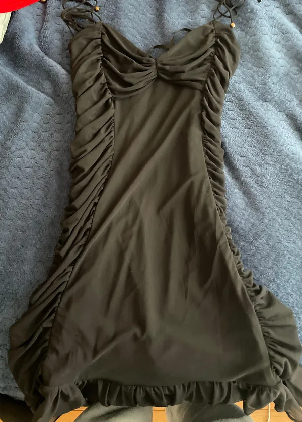 Selfie Leslie Black Dress - Image 4