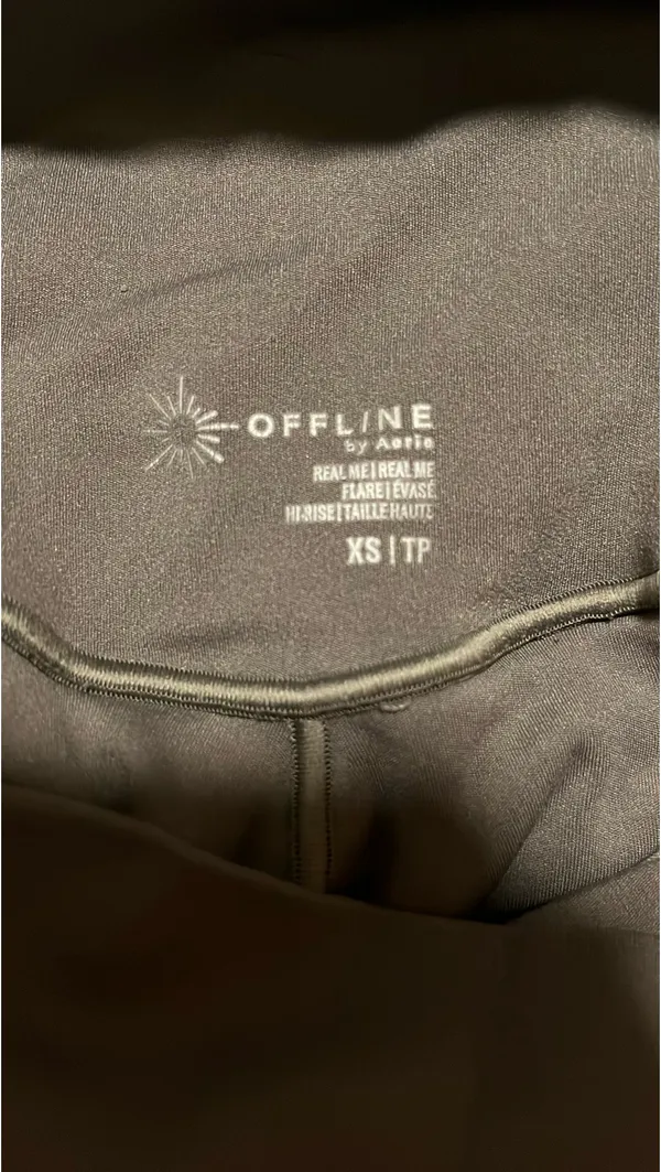 Aerie gray cross over flares - Image 3