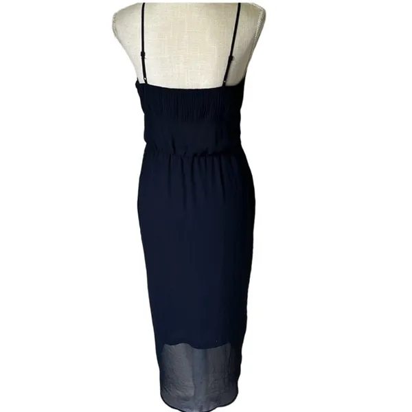 H&M Navy Blue Cocktail Dress Size 8 - Image 4