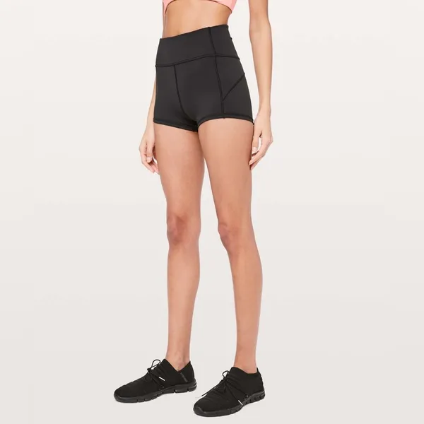 LULULEMON In Movement Short Everlux 2.5" in Black Sz. 10 - Image 3
