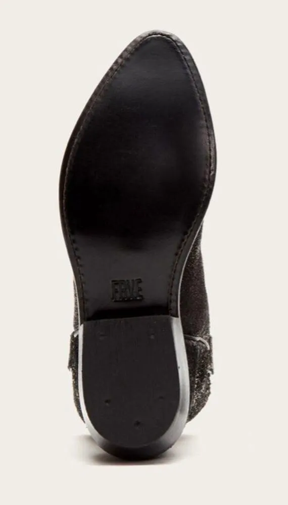 Frye Billy Western Short Boots Metallic Gold NEW - Image 4