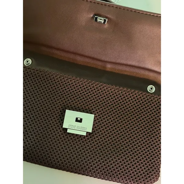 Steve Madden Coco Brown Damen Shoulder Clutch Bag - Image 6