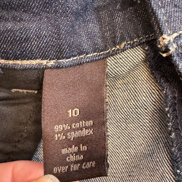 The Limited Denim 312 Womens Dark Wash‎ Crop Jeans Size 10 - Image 6