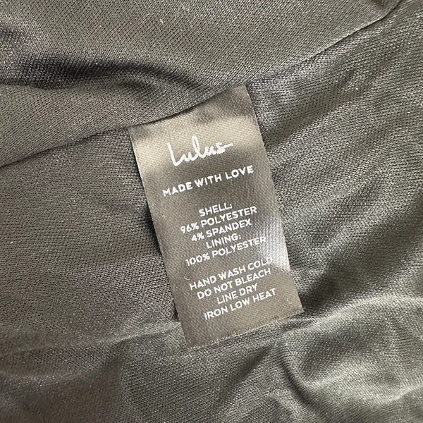 Lulus Exquisite Refinement Black Backless Bow Ruffled Maxi Dress Formal XS NWT - Image 14