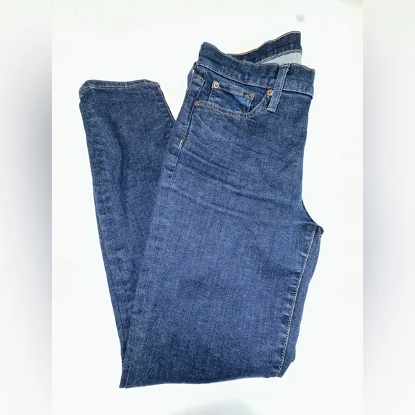 EUC J. CREW Toothpick women's‎ jeans. Size 29. Dark wash. - Image 3