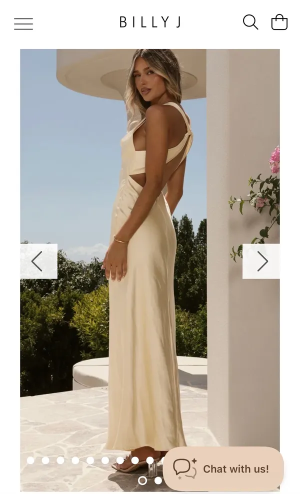 Billy J Boutique Dress Eva Maxi Dress Yellow - Image 2