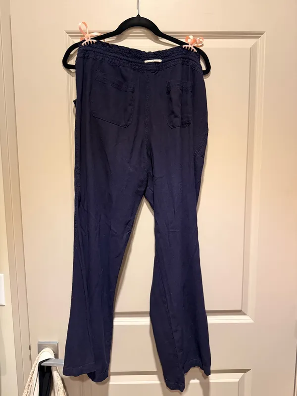Cali 1850 Navy Linen Pant - Image 2
