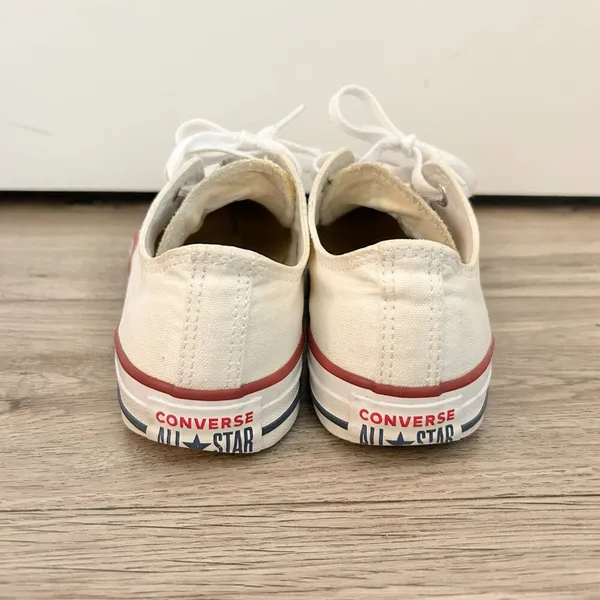 Converse Women's White Low Top Sneakers Size 6.5 - Image 7