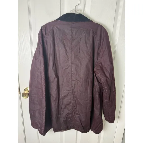 Barbour Violet Lightweight Waxed Cotton Jacket in 16 - Image 4