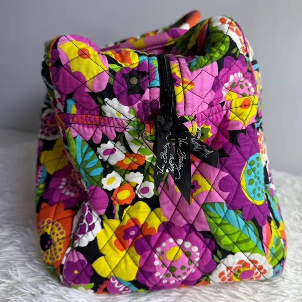 Vera Bradley Large Weekend Va Va Bloom Tote Shoulder Bag - Image 4