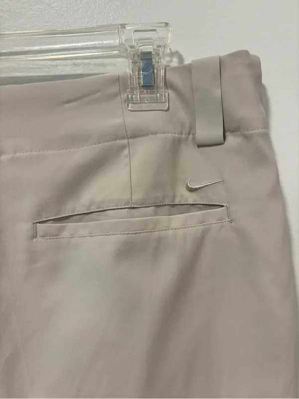 Nike Golf Dri Fit Tan Khaki Athletic Shorts Sporty Athleisure Performance - Image 6