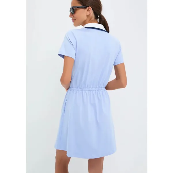 NEW Tuckernuck Light Blue Short Sleeve Performance Jersey Alcott Golf Dress XS - Image 4