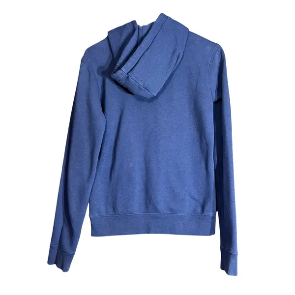 Aeropostale Womens Size Medium Zipped Hoodie Jacket Navy Blue Graphic Sweatshirt - Image 3