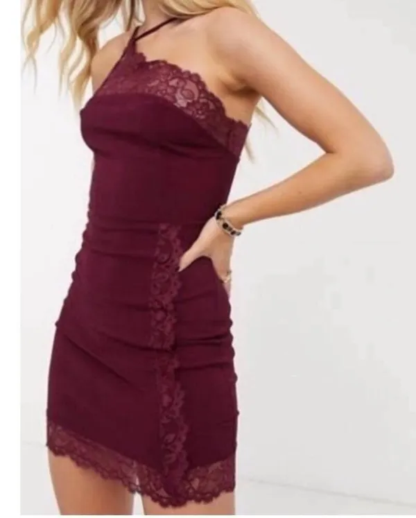 Free People Premonitions Mini Dress Vetiver Bloom Size large - Image 3