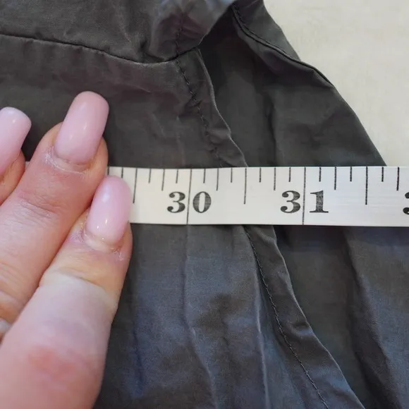 COS Womens Gray A Line Dress Size‎ 2 Short Sleeve Pleated Pockets - Image 8