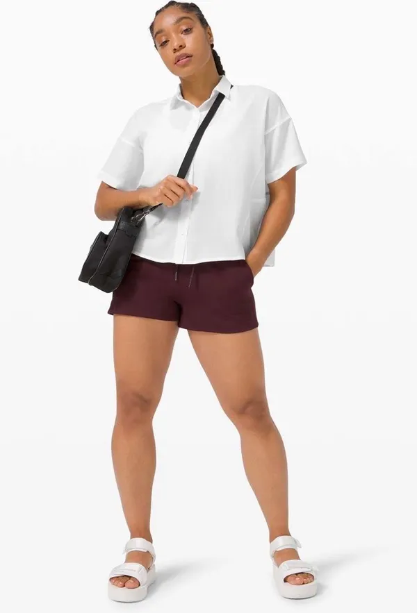 Lululemon Full Day Ahead Short Sleeve Shirt White 4 - Image 8