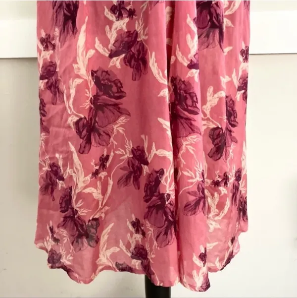 Free People Pink Cream Intimately Floral Romper/ Jumpsuit One Size - Image 4
