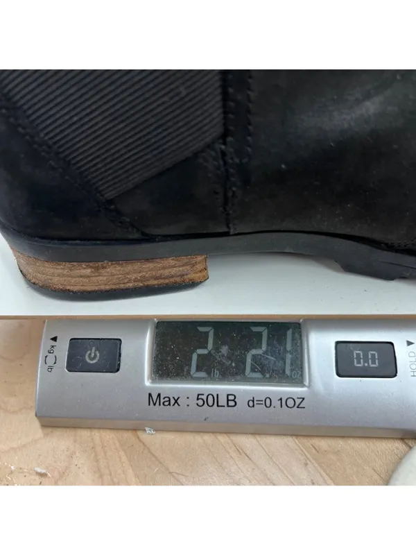 Sorel Emelie Black Leather Chelsea Ankle Boots Size 11 Waterproof Comfort - Image 10