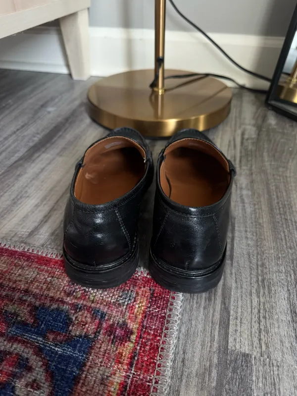 Steve Madden Black Loafers Leather - Image 5