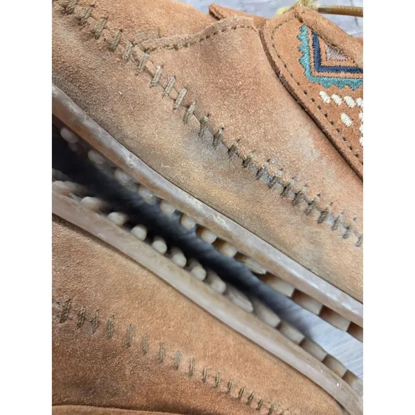 Minnetonka Mosaic Boot Urban Wanderer Suede Leather Shoes Women's 7.5 - Image 5