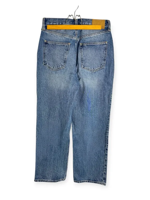 Aritzia Denim Forum Joni High Rise Loose Wide Leg Jeans Size 25 Medium Wash 26L - Image 7
