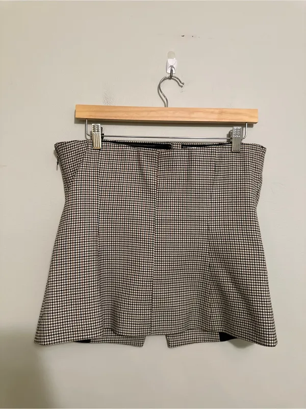 Ann Taylor Plaid Strapless Button Front Vest Top - Size 6 - Image 7