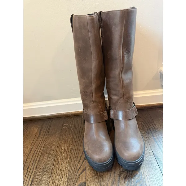 Sorel Women's JOAN FRWD™ Leather Tall Boots Tobacco Brown Sz 9.5 $275 NEW - Image 16