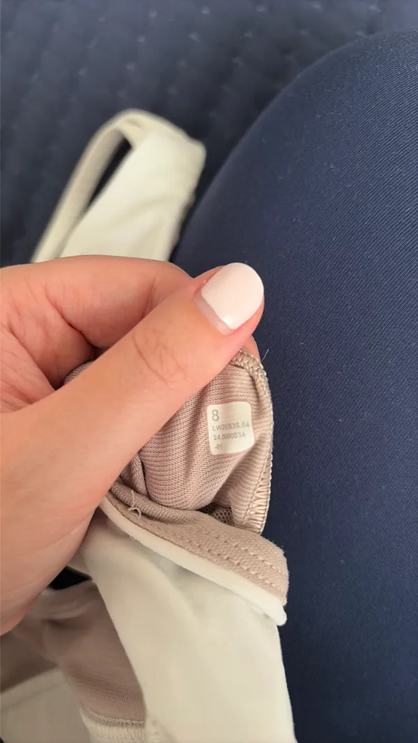 White Lululemon Energy Longline Bra - Image 5