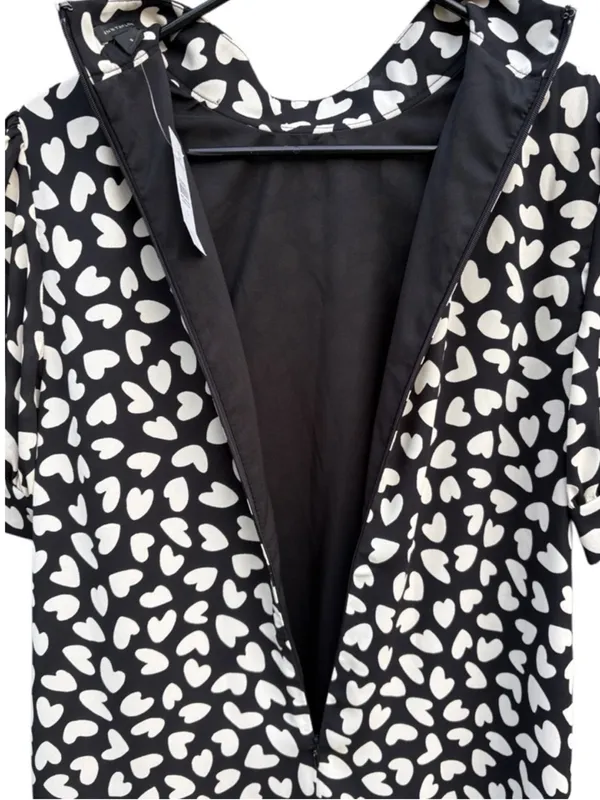 NWT Ann Taylor Heart Puff Sleeve Shift Dress Size Small - Image 9